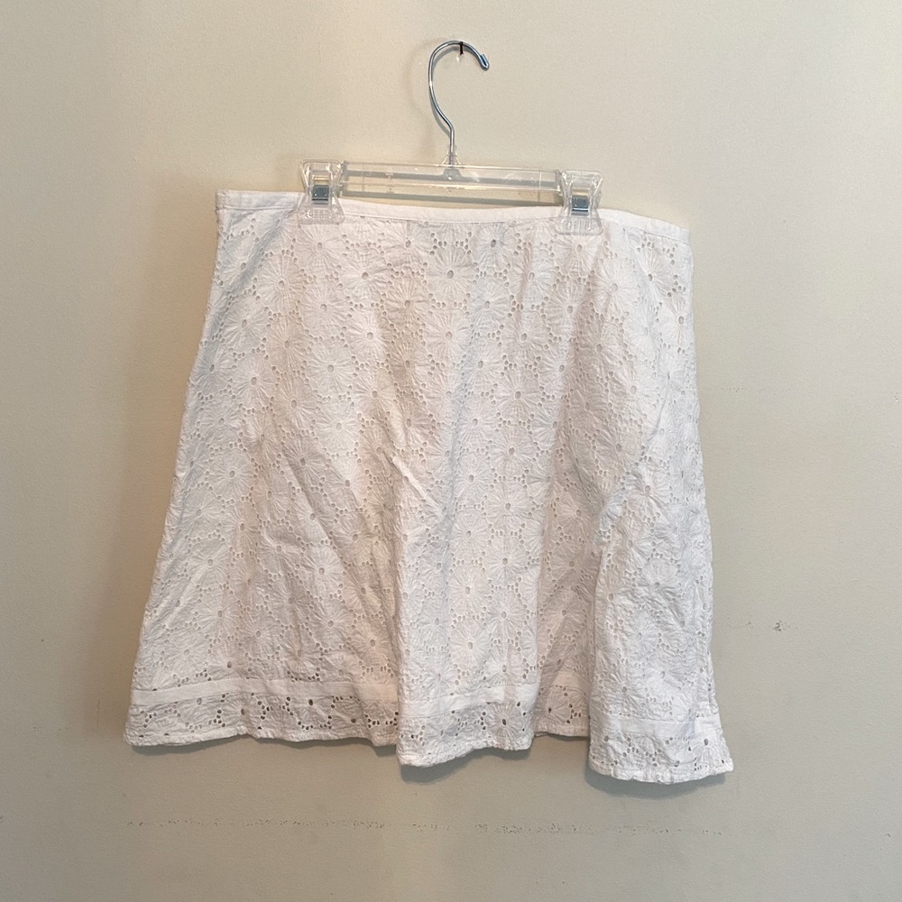 dELIA*s White Lace Skirt Eyelet Size 9/10
